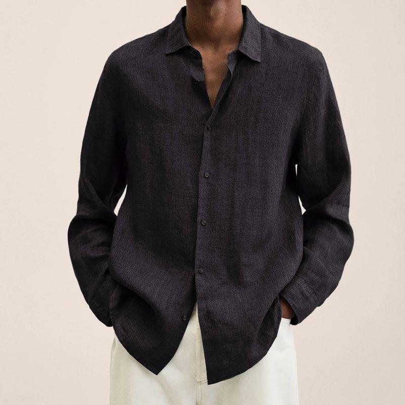 Finnian™ Long-sleeved linen shirt