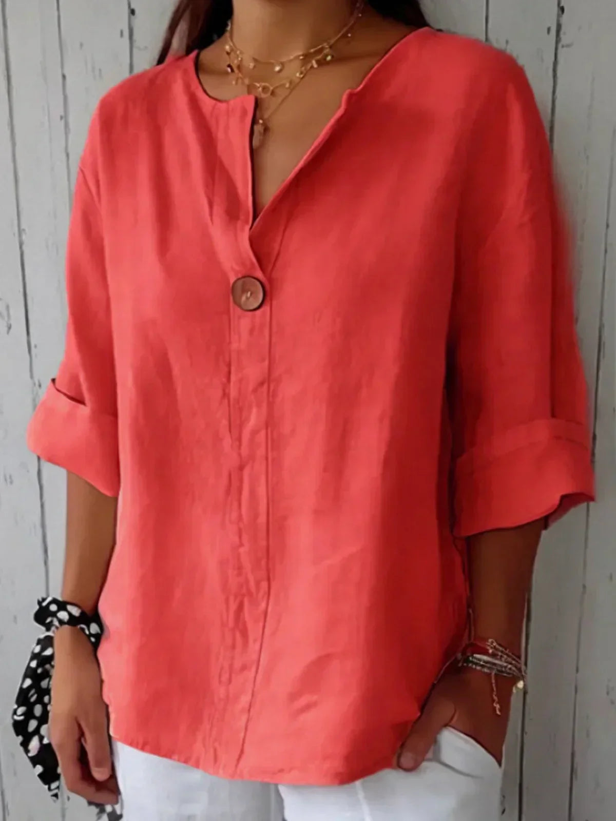 Rositar™ V-neck Blouse