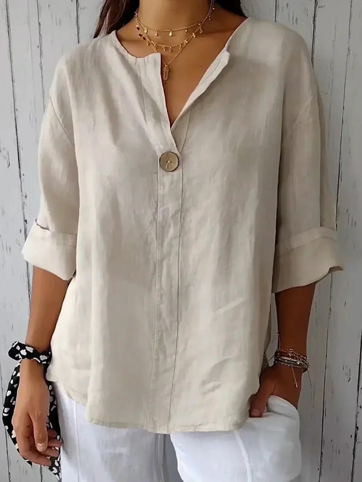 Rositar™ V-neck Blouse