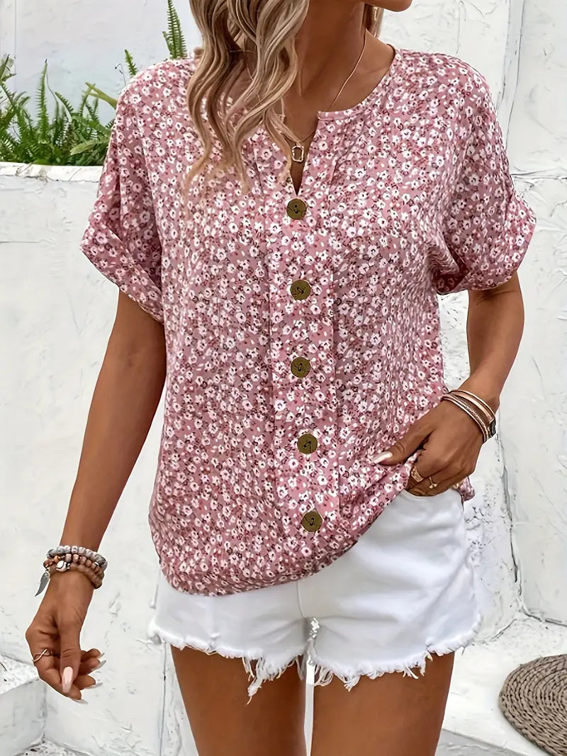 Evas™ Floral Print Blouse