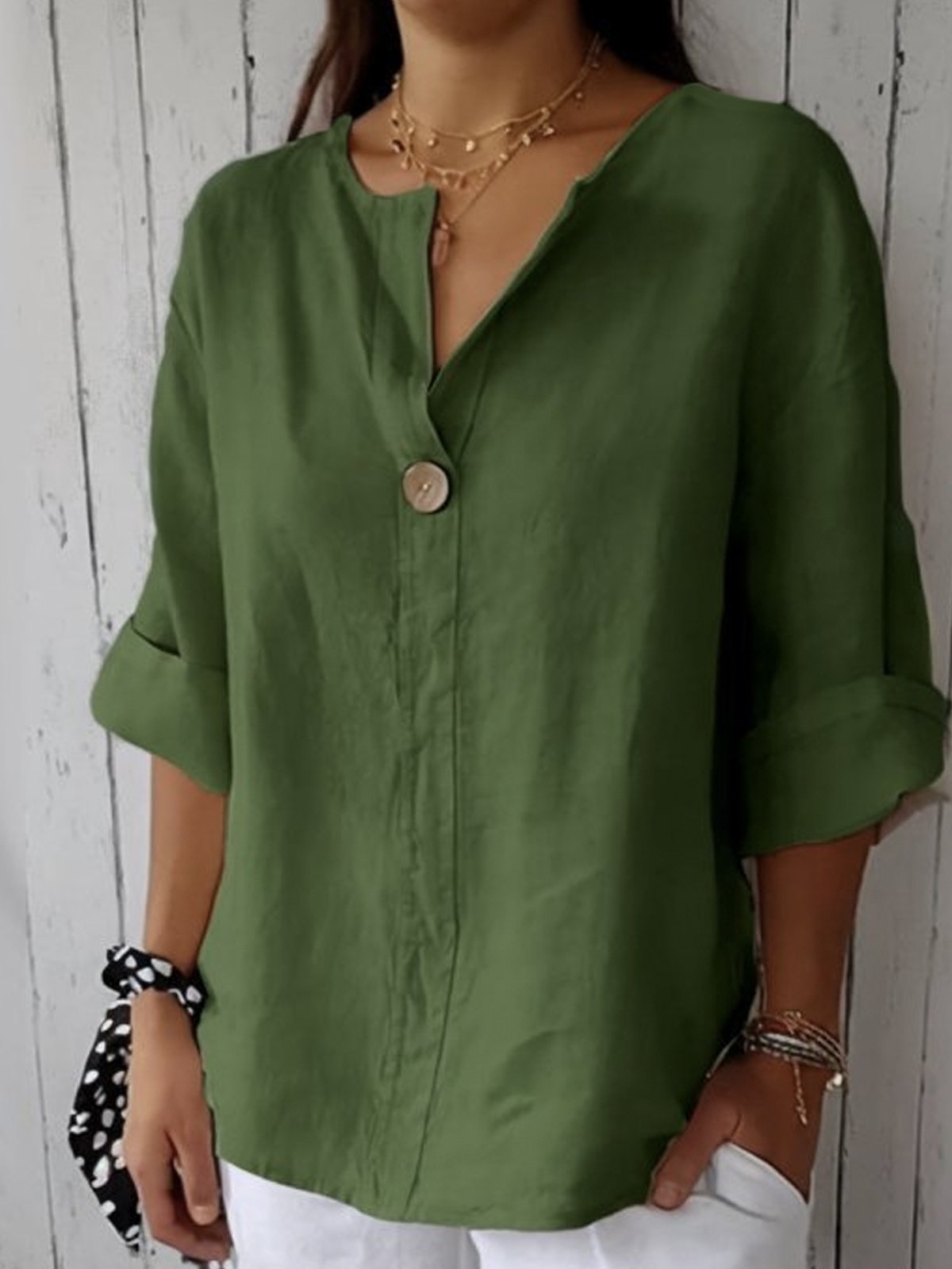 Rositar™ V-neck Blouse