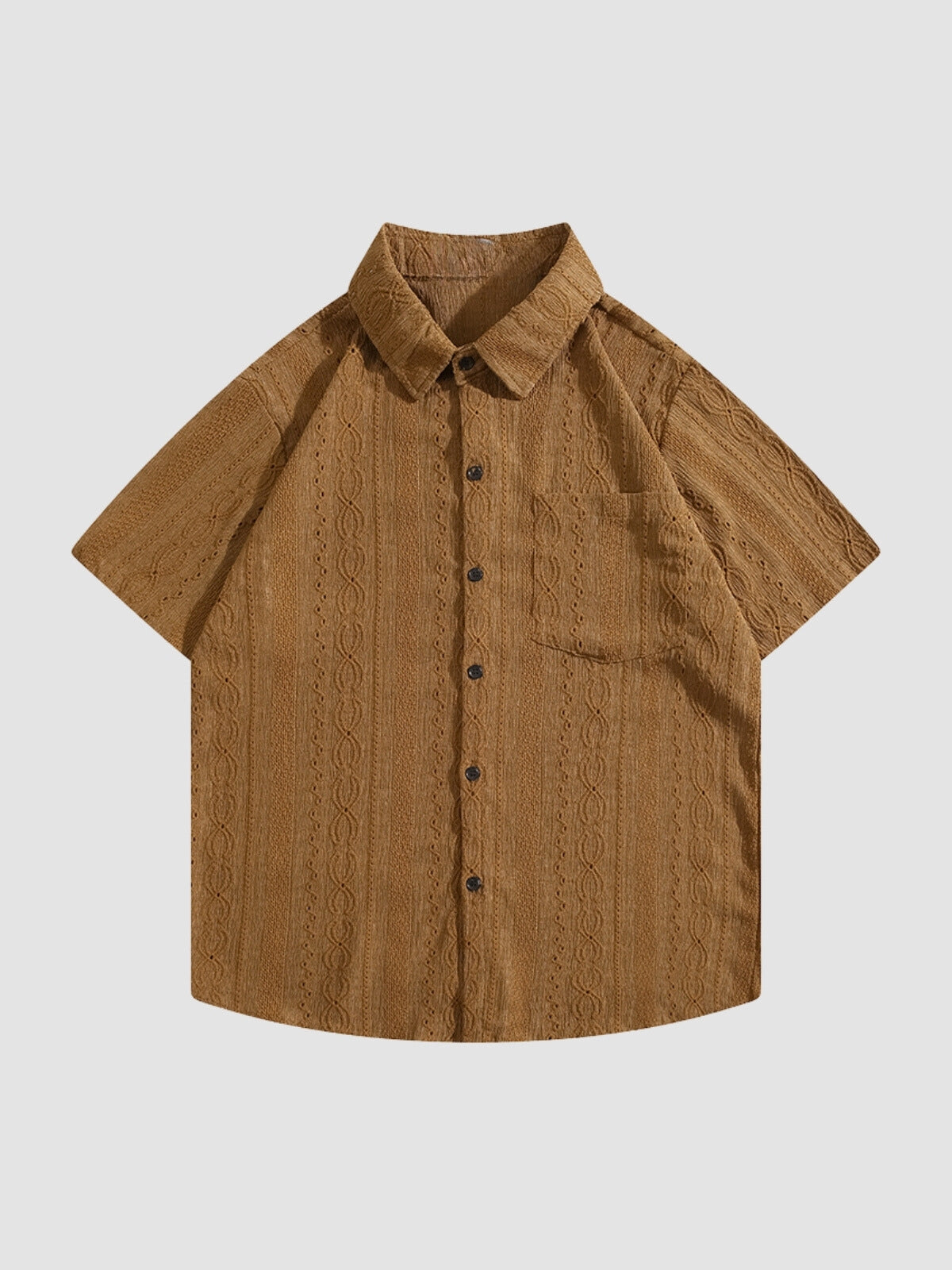 Emil™ Retro Japanese Half-Sleeved Linen Shirt