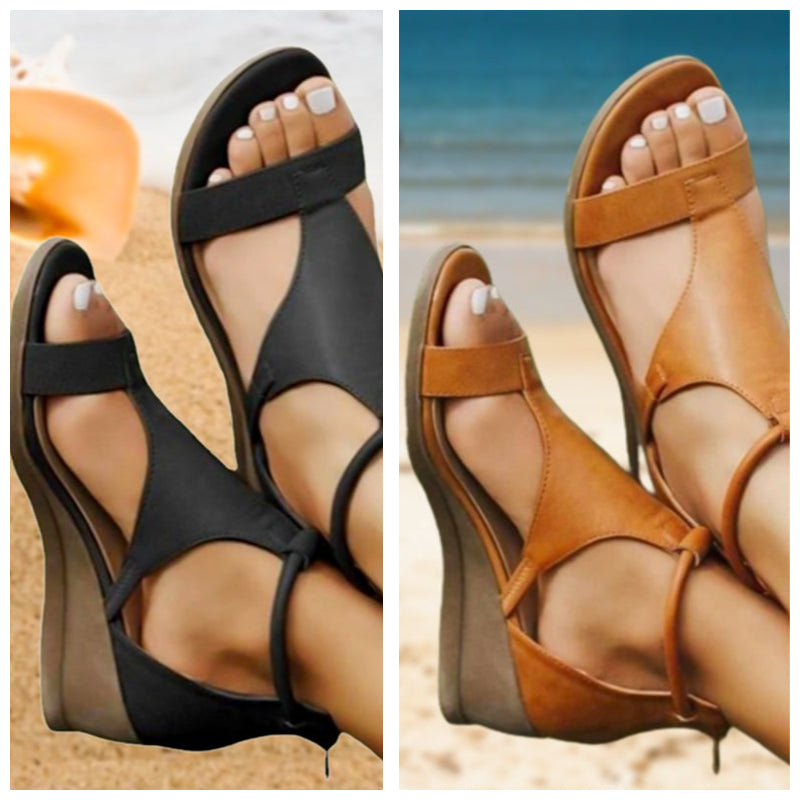 Annemarie™ Orthopedic sandals with heel