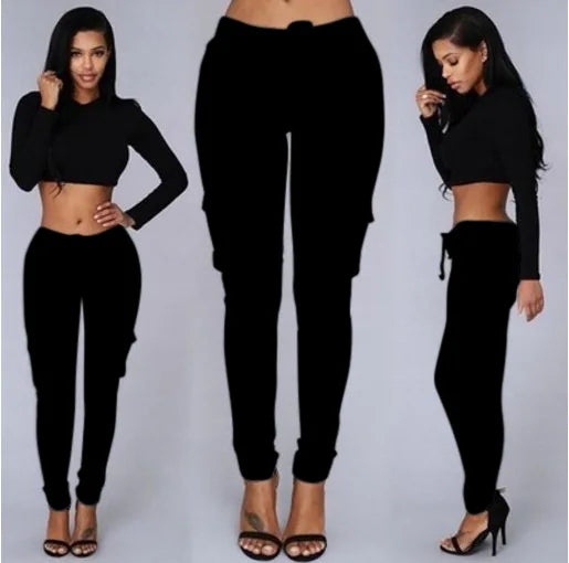 Leonie™ Cargo trousers with high waist