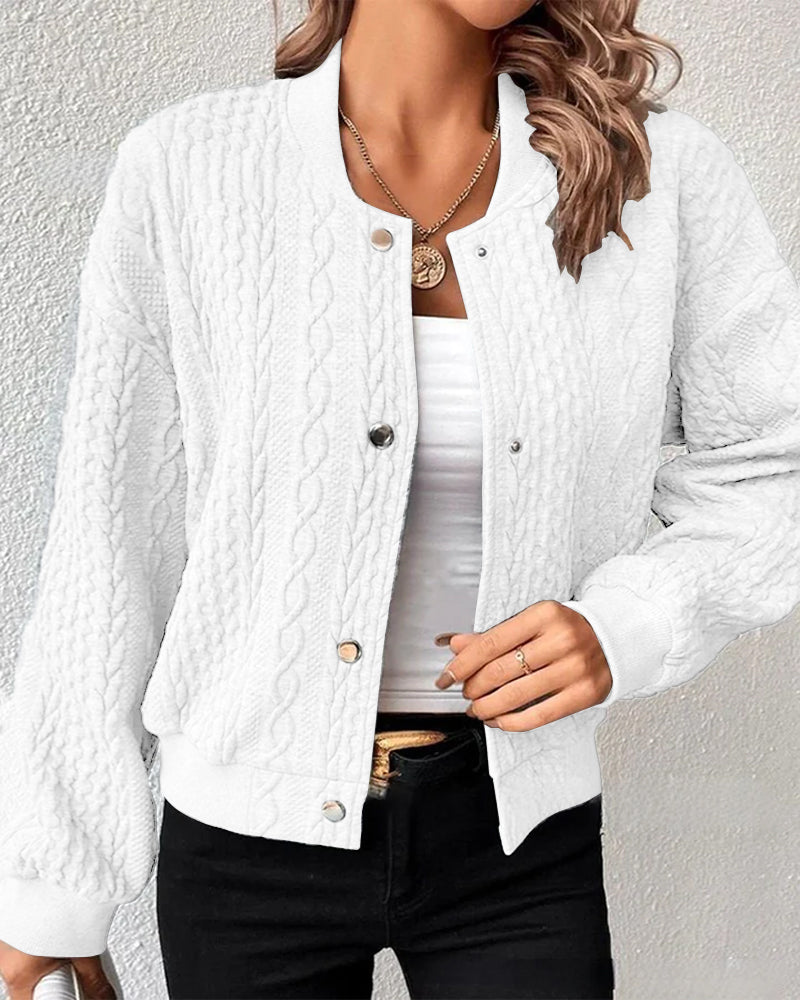 Lucille™ Elegant Textured Cardigan