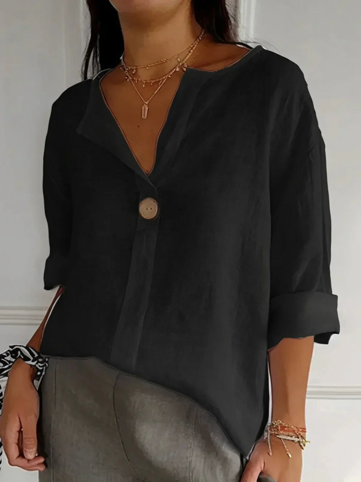 Rositar™ V-neck Blouse