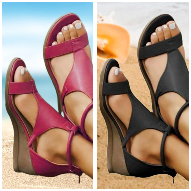 Annemarie™ Orthopedic sandals with heel