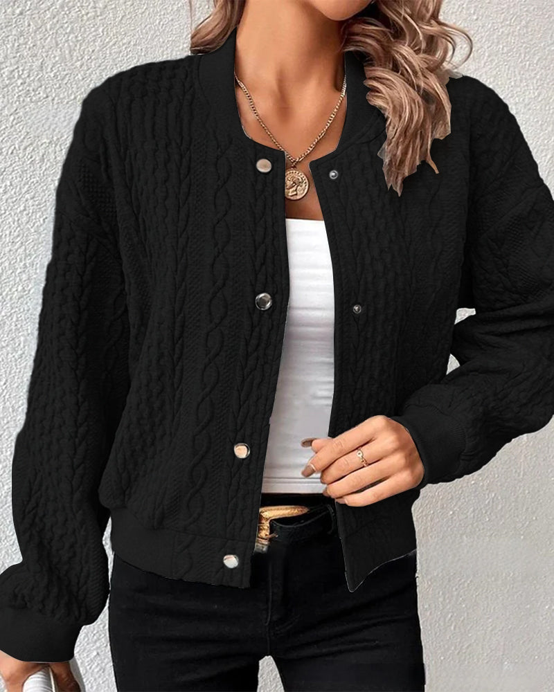 Lucille™ Elegant Textured Cardigan