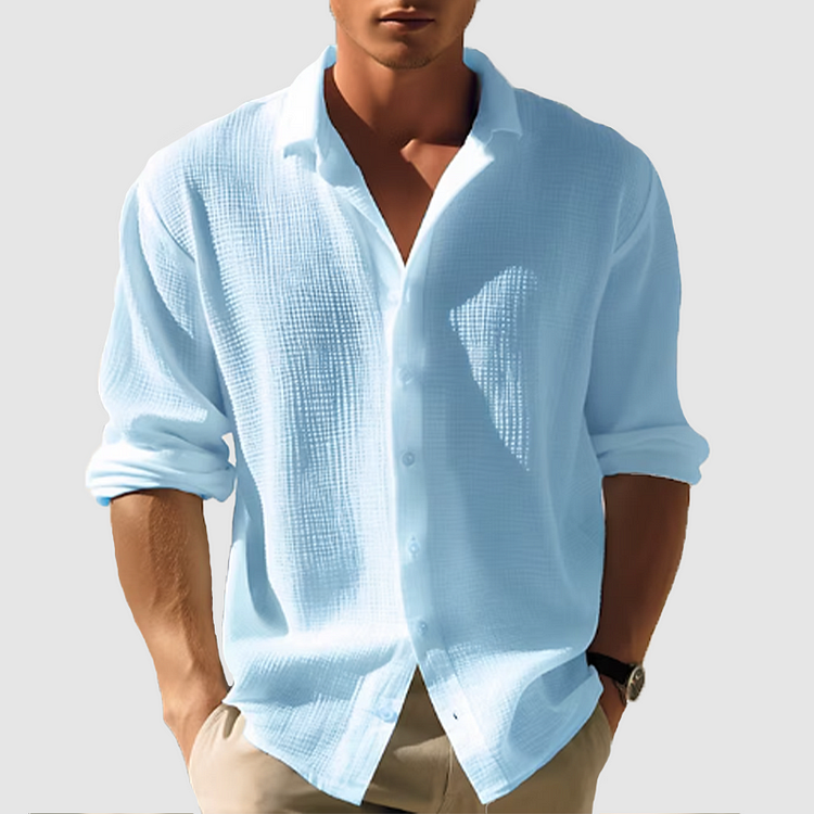 Fabio™ Casual long-sleeved button-down shirt