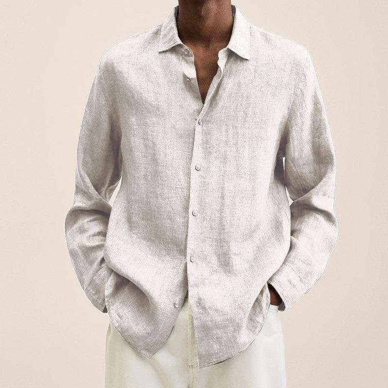 Finnian™ Long-sleeved linen shirt