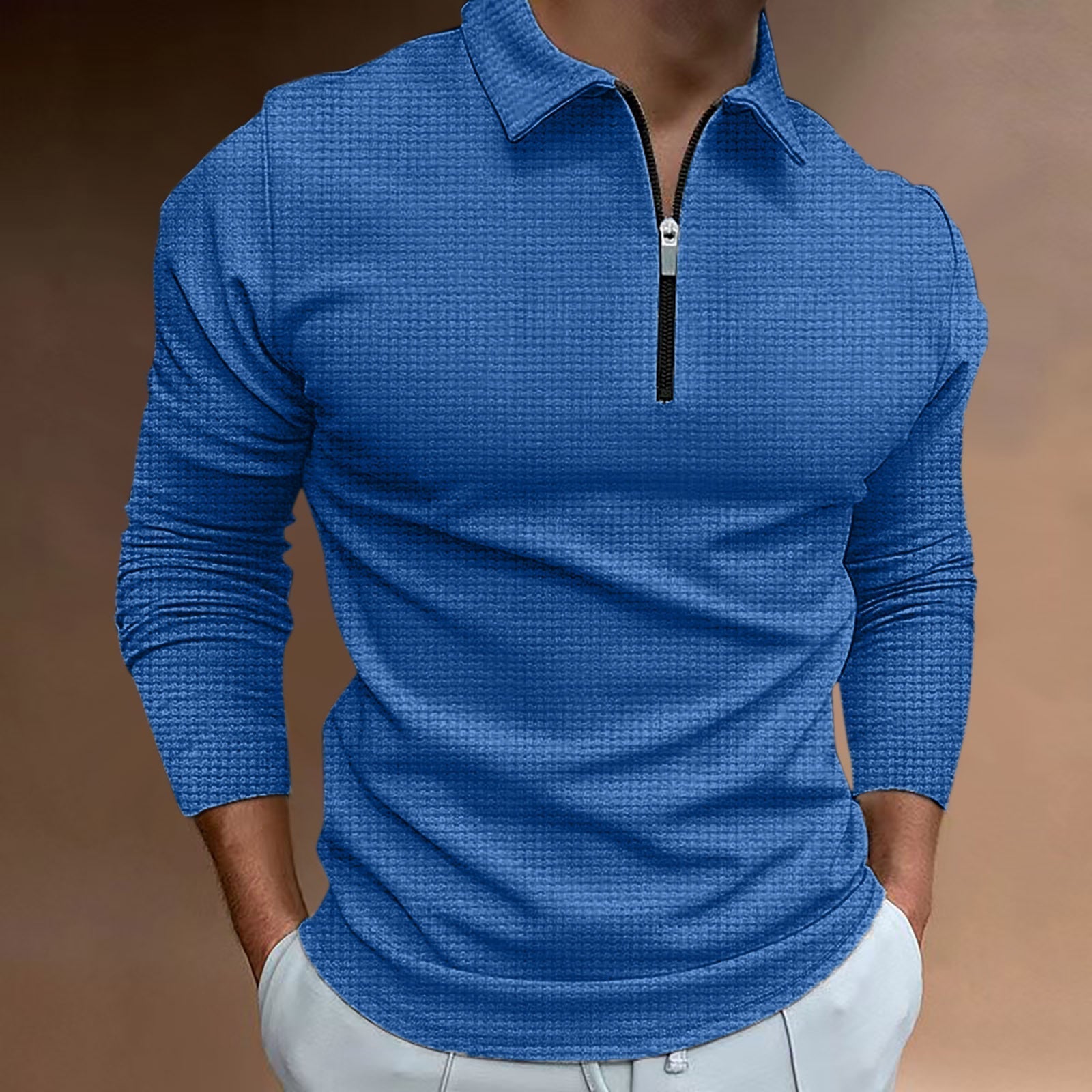 Armando™ zip long sleeve T-shirt