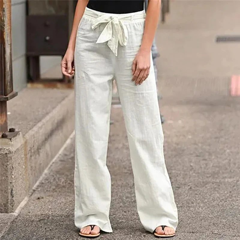 Caro™ Casual Cotton and Linen Long Pants