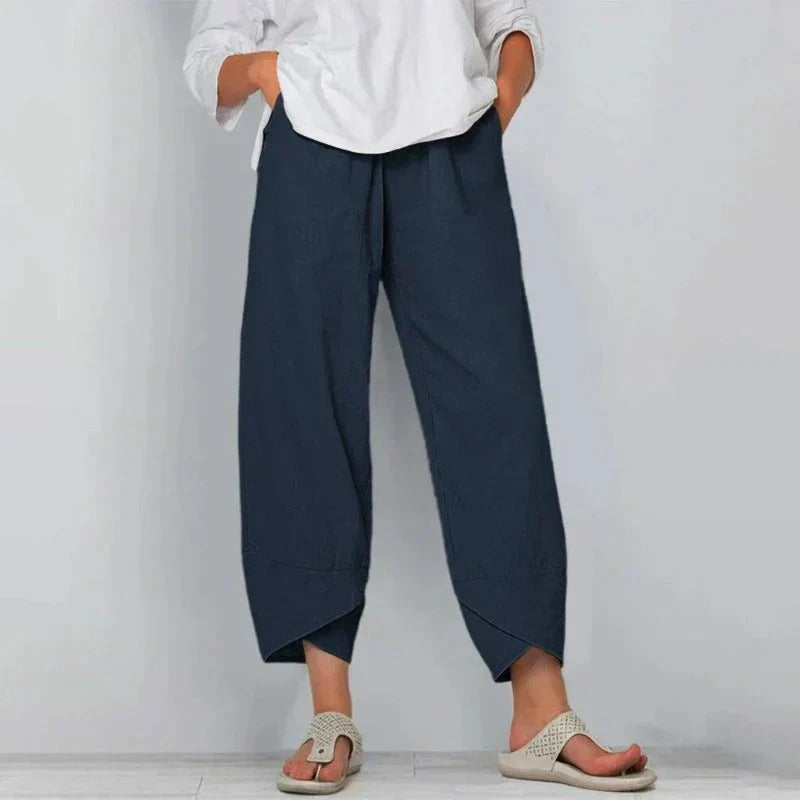 Emilia™ Chic High quality Cotton trousers