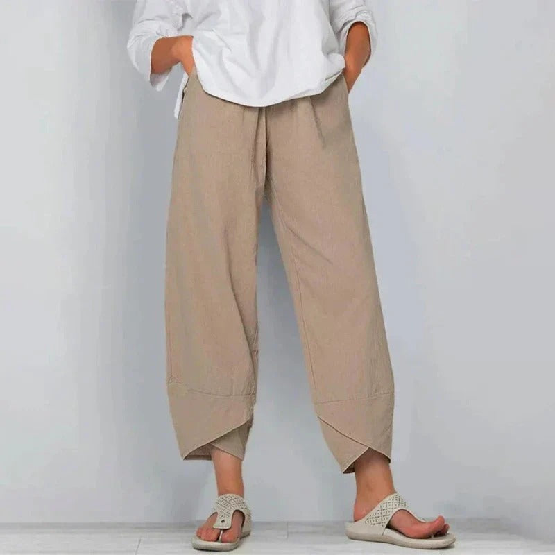 Emilia™ Chic High quality Cotton trousers