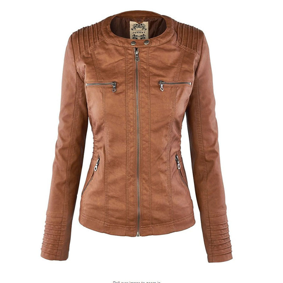 Vida™ Faux Leather Summer Jacket