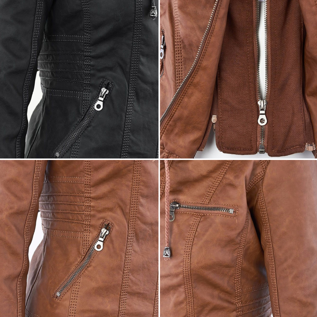 Vida™ Faux Leather Summer Jacket