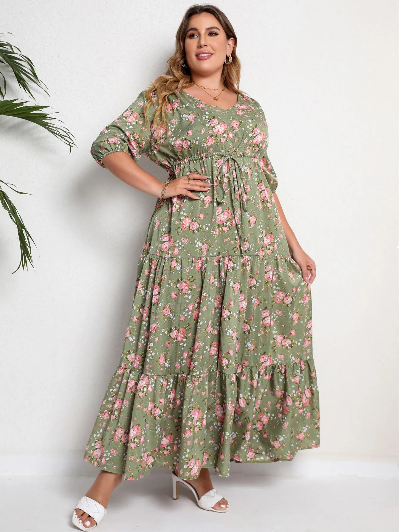 Iona™ Plus-Size Floral Print Dress