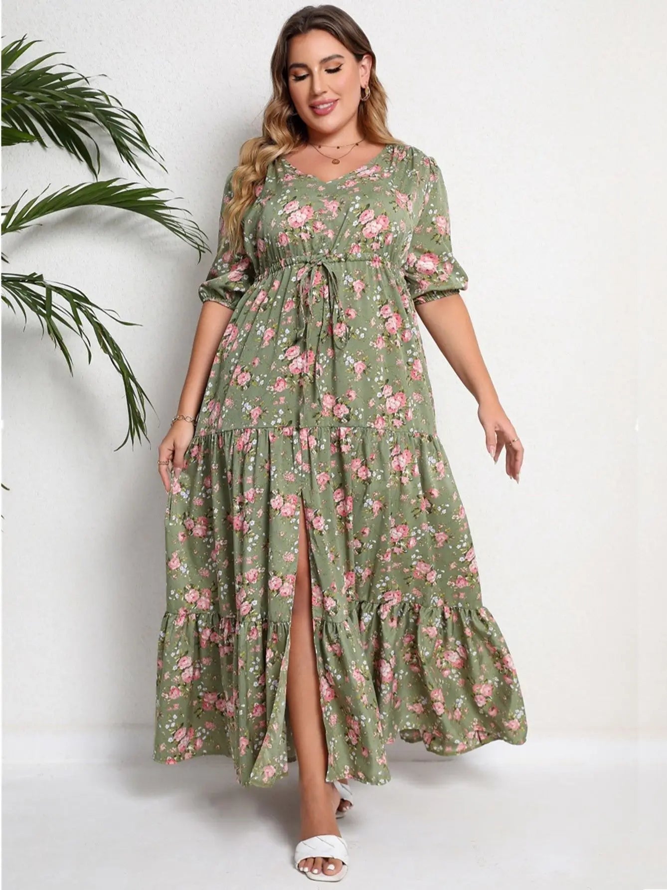 Iona™ Plus-Size Floral Print Dress