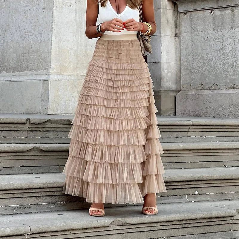 JAYNA™ Elegant layered skirt