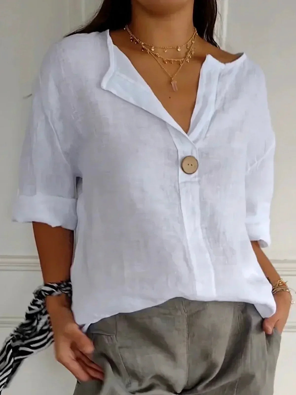 Rositar™ V-neck Blouse