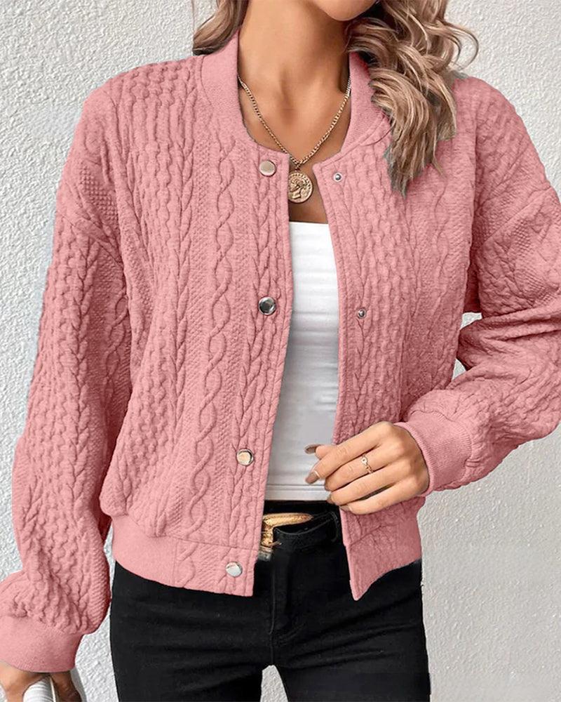 Lucille™ Elegant Textured Cardigan