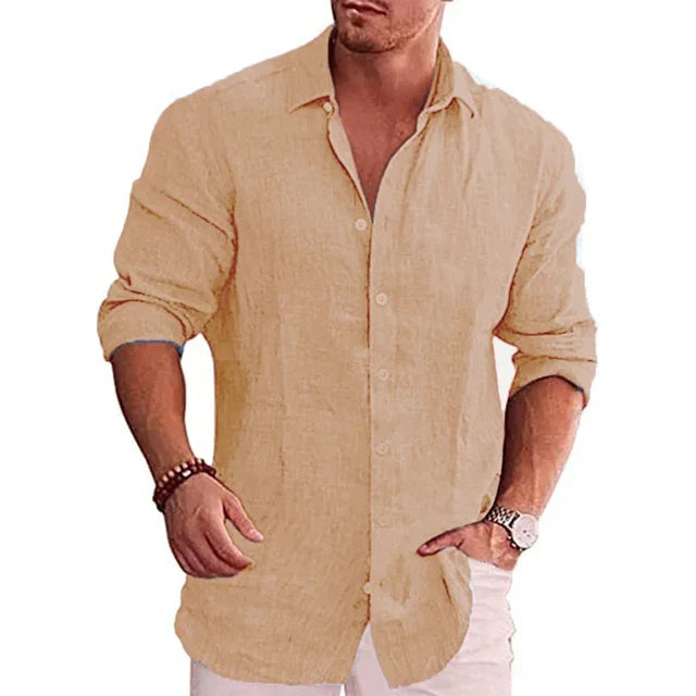 Charles™ Premium Cotton Linen Shirt